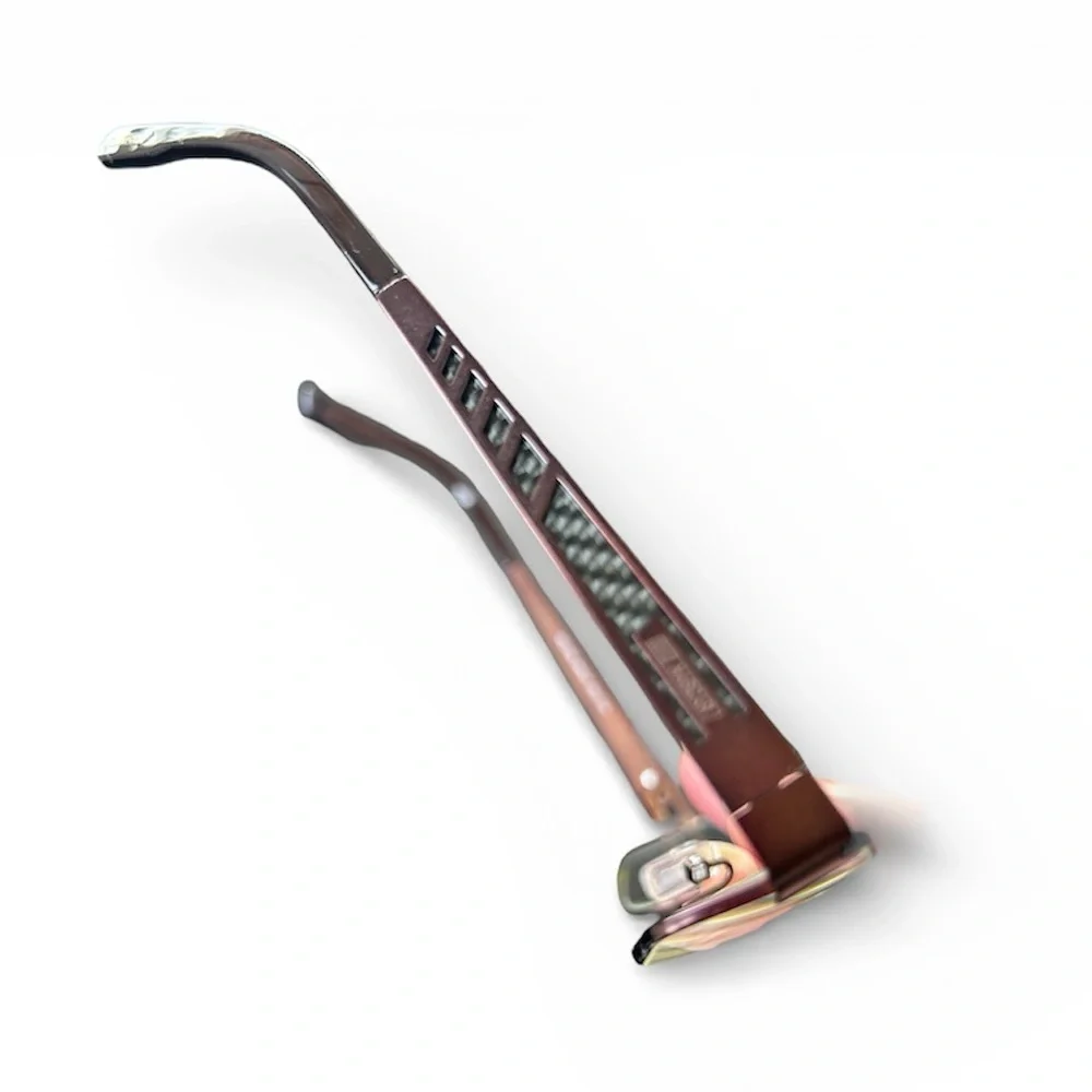 NASCAR NCO 1002 Unisex Eyeglasses Frames BWN DT 55•17•135 Rectangular Wire Rim - Picture 8 of 15